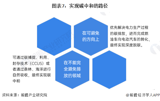 图表7：实现碳中和的路径